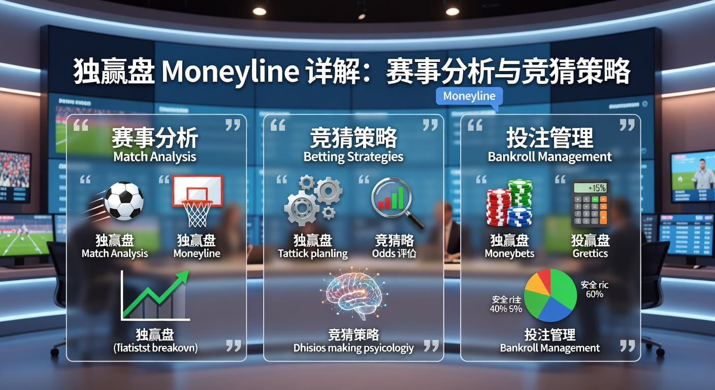独赢盘 moneyline：投注技巧与投注技巧判断